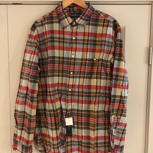 Men's Polo Ralph Lauren Long Sleeve Shirt XL NEW